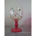 Glass Handpainted Candle Holder (TS015-02)